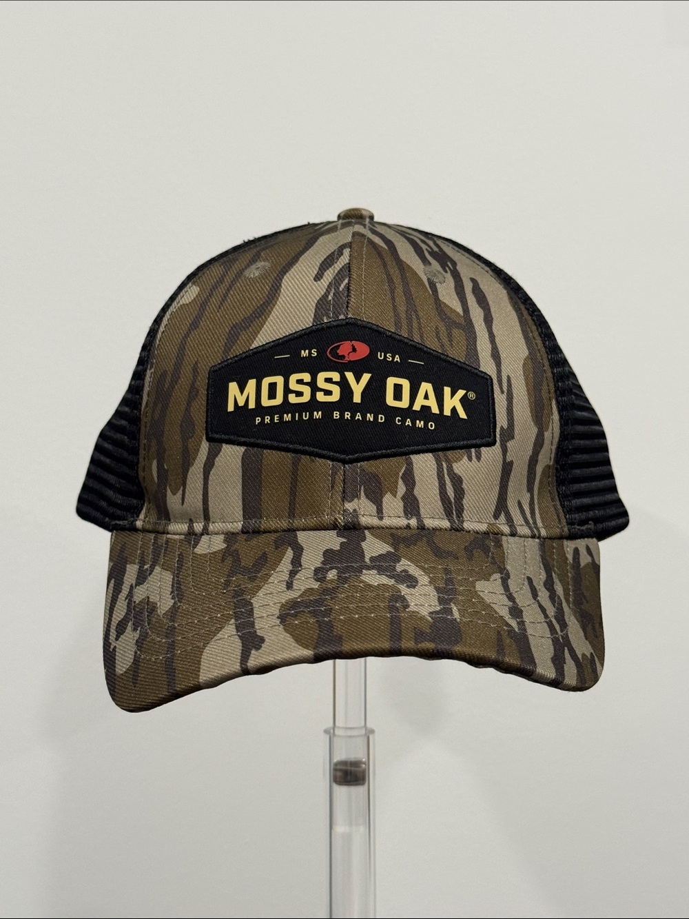 Infinity Mossy Oak Original Bottomland Trucker Camo Patch Hat Brown/Green OSFM